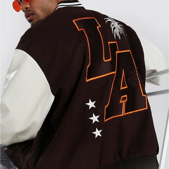 Oversized LA varsity jacket - Picture 2 of 6